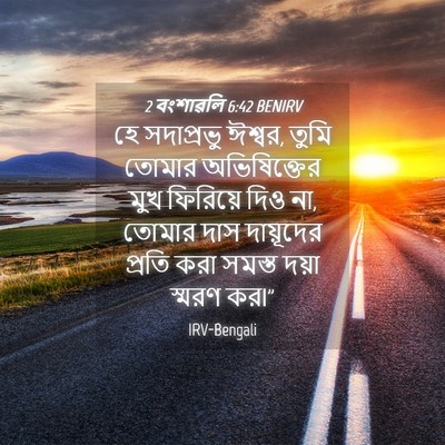Picture 04 - 2 বংশাৱলি 6:42 BENIRV - হে সদাপ্রভু ঈশ্বর, - Bible Verse Picture