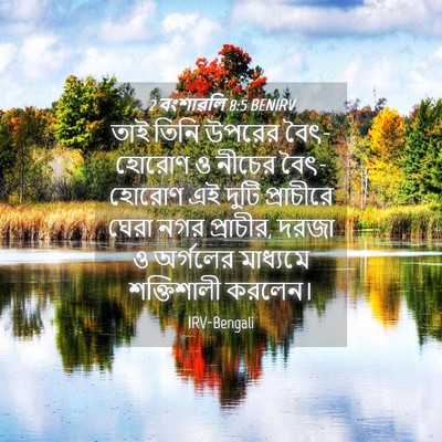 Picture 04 - 2 বংশাৱলি 8:5 BENIRV - তাই তিনি উপরের - Bible Verse Picture