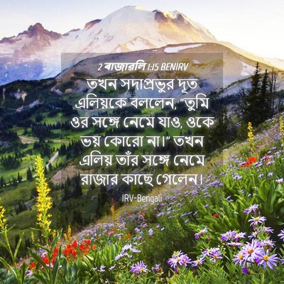 Picture 04 - 2 ৰাজাৱলি 1:15 BENIRV - তখন সদাপ্রভুর দূত - Bible Verse Picture