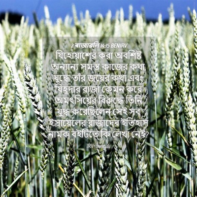 Picture 04 - 2 ৰাজাৱলি 14:15 BENIRV - যিহোয়াশের করা - Bible Verse Picture