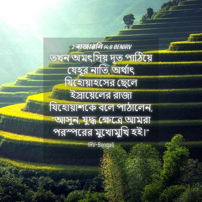 Picture 04 - 2 ৰাজাৱলি 14:8 BENIRV - তখন অমৎসিয় দূত - Bible Verse Picture