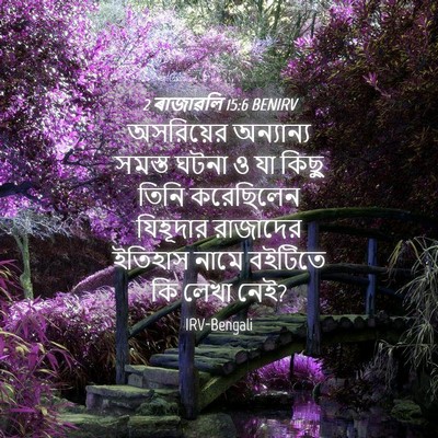 Picture 04 - 2 ৰাজাৱলি 15:6 BENIRV - অসরিয়ের অন্যান্য - Bible Verse Picture