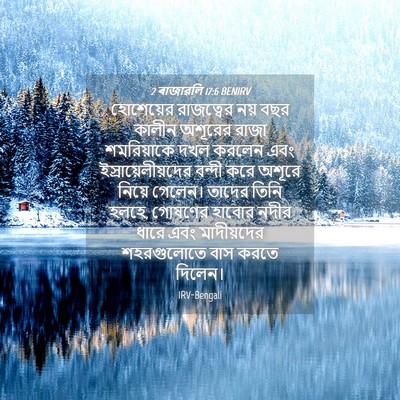 Picture 04 - 2 ৰাজাৱলি 17:6 BENIRV - হোশেয়ের রাজত্বের - Bible Verse Picture