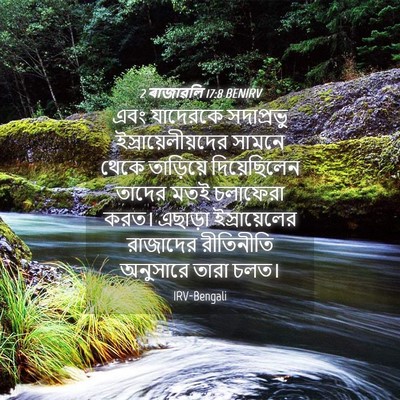 Picture 04 - 2 ৰাজাৱলি 17:8 BENIRV - এবং যাদেরকে - Bible Verse Picture