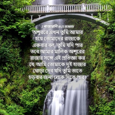 Picture 04 - 2 ৰাজাৱলি 18:23 BENIRV - অশূররে এখন তুমি - Bible Verse Picture