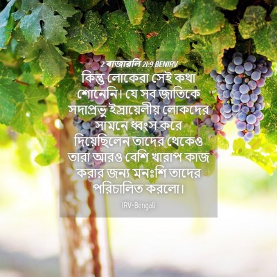 Picture 04 - 2 ৰাজাৱলি 21:9 BENIRV - কিন্তু লোকেরা সেই - Bible Verse Picture