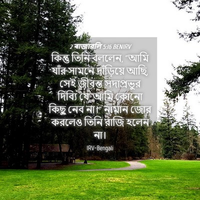Picture 04 - 2 ৰাজাৱলি 5:16 BENIRV - কিন্তু তিনি বললেন, - Bible Verse Picture