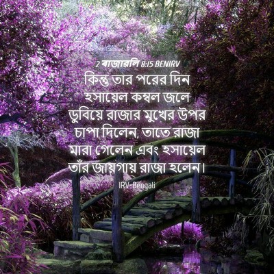 Picture 04 - 2 ৰাজাৱলি 8:15 BENIRV - কিন্তু তার পরের - Bible Verse Picture