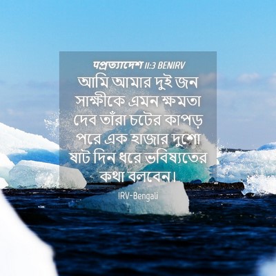 Picture 04 - पপ্রত্যাদেশ 11:3 BENIRV - আমি আমার দুই জন - Bible Verse Picture