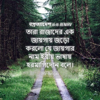Picture 04 - पপ্রত্যাদেশ 16:16 BENIRV - তারা রাজাদের এক - Bible Verse Picture