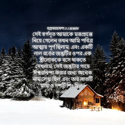 Picture 04 - पপ্রত্যাদেশ 17:3 BENIRV - সেই স্বর্গদূত - Bible Verse Picture