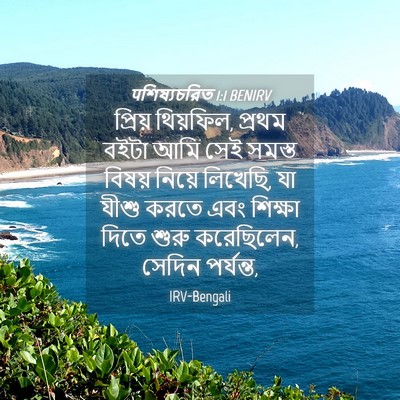 Picture 04 - पশিষ্যচরিত 1:1 BENIRV - প্রিয় থিয়ফিল, - Bible Verse Picture