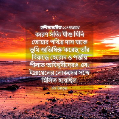 Picture 04 - पশিষ্যচরিত 4:27 BENIRV - কারণ সত্যি যীশু - Bible Verse Picture