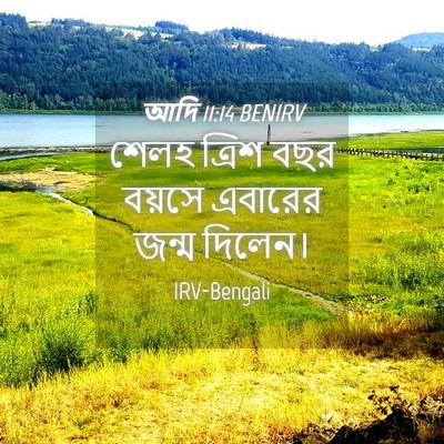 Picture 04 - আদি 11:14 BENIRV - শেলহ ত্রিশ বছর - Bible Verse Picture
