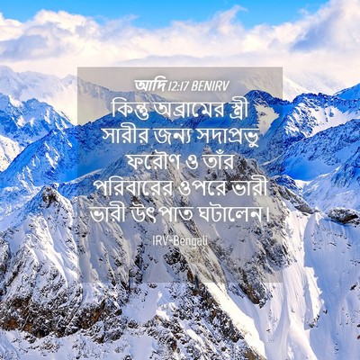 Picture 04 - আদি 12:17 BENIRV - কিন্তু অব্রামের - Bible Verse Picture