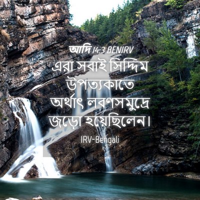 Picture 04 - আদি 14:3 BENIRV - এরা সবাই সিদ্দিম - Bible Verse Picture