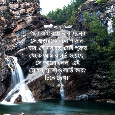 Picture 04 - আদি 38:25 BENIRV - পরে বাইরে আনার - Bible Verse Picture