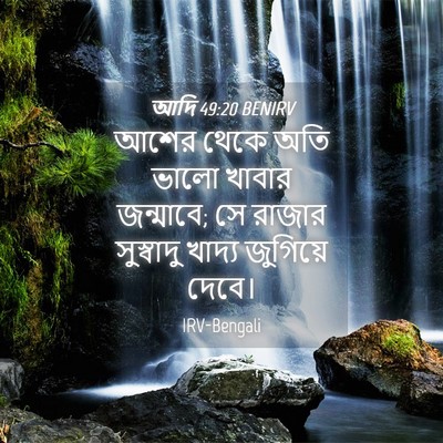 Picture 04 - আদি 49:20 BENIRV - আশের থেকে অতি ভালো - Bible Verse Picture