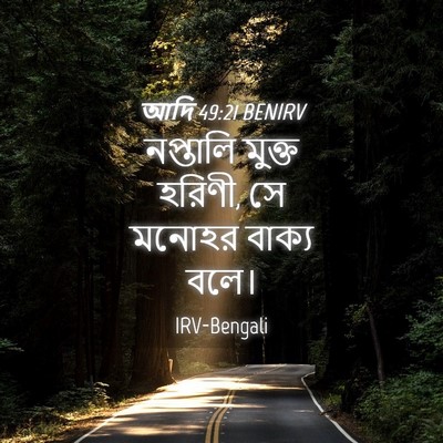 Picture 04 - আদি 49:21 BENIRV - নপ্তালি মুক্ত - Bible Verse Picture