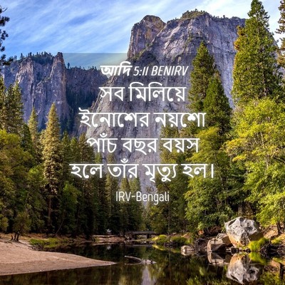 Picture 04 - আদি 5:11 BENIRV - সব মিলিয়ে ইনোশের - Bible Verse Picture