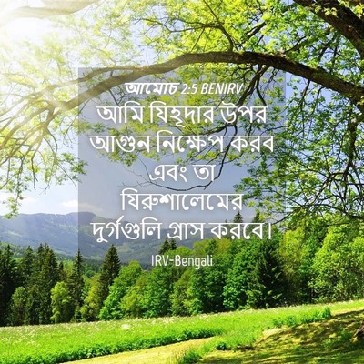 Picture 04 - আমোচ 2:5 BENIRV - আমি যিহূদার উপর - Bible Verse Picture