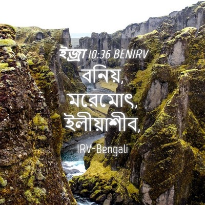 Picture 04 - ইজ্ৰা 10:36 BENIRV - বনিয়, মরেমোৎ, - Bible Verse Picture