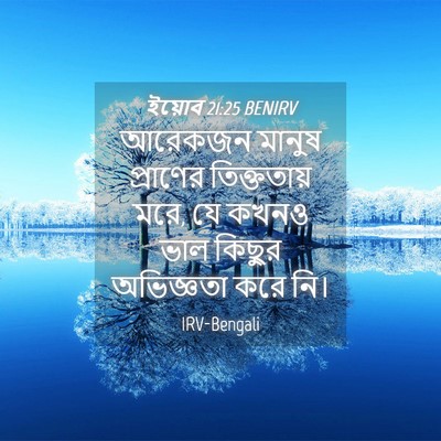 Picture 04 - ইয়োব 21:25 BENIRV - আরেকজন মানুষ - Bible Verse Picture