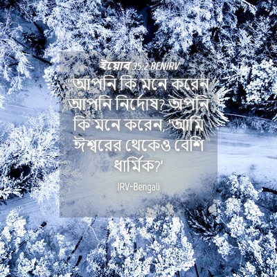Picture 04 - ইয়োব 35:2 BENIRV - “আপনি কি মনে করেন - Bible Verse Picture