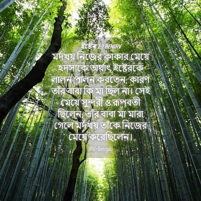 Picture 04 - ইষ্টেৰ 2:7 BENIRV - মর্দখয় নিজের - Bible Verse Picture