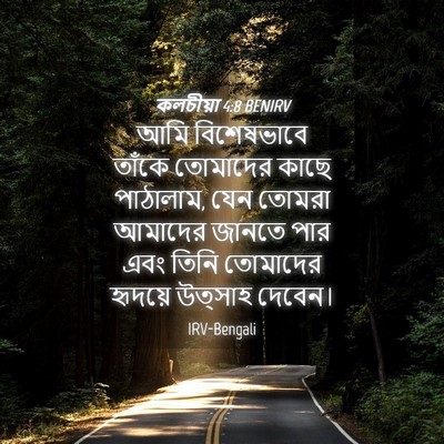 Picture 04 - কলচীয়া 4:8 BENIRV - আমি বিশেষভাবে - Bible Verse Picture