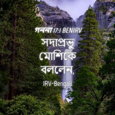 Picture 04 - গননা 17:1 BENIRV - সদাপ্রভু মোশিকে - Bible Verse Picture