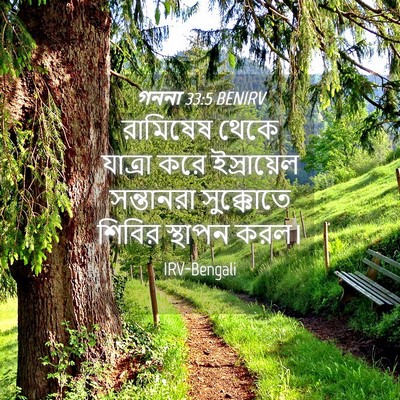 Picture 04 - গননা 33:5 BENIRV - রামিষেষ থেকে - Bible Verse Picture