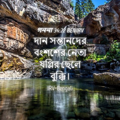 Picture 04 - গননা 34:22 BENIRV - দান সন্তানদের - Bible Verse Picture