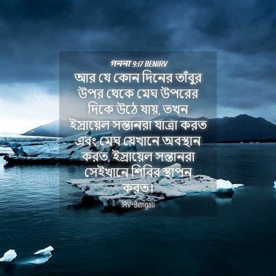 Picture 04 - গননা 9:17 BENIRV - আর যে কোন দিনের - Bible Verse Picture