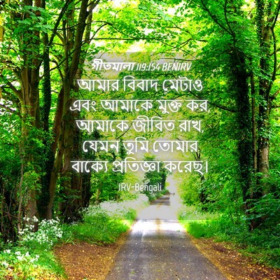 Picture 04 - গীতমালা 119:154 BENIRV - আমার বিবাদ মেটাও - Bible Verse Picture