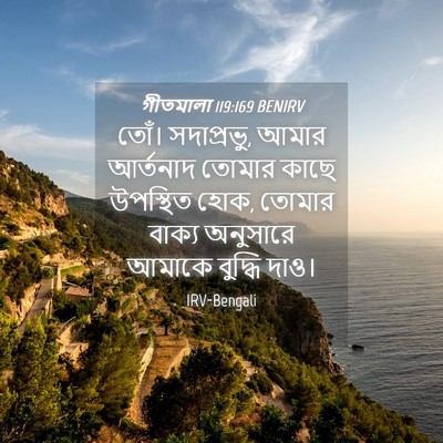 Picture 04 - গীতমালা 119:169 BENIRV - তোঁ। সদাপ্রভুু, - Bible Verse Picture