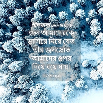 Picture 04 - গীতমালা 124:4 BENIRV - জল আমাদেরকে - Bible Verse Picture
