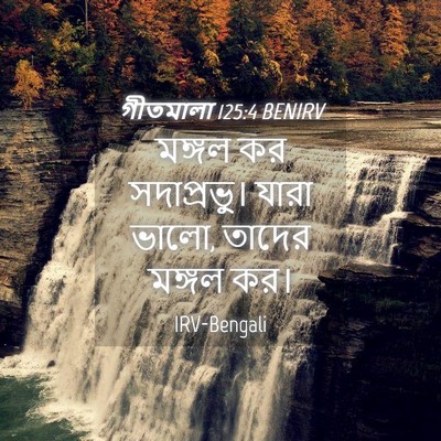Picture 04 - গীতমালা 125:4 BENIRV - মঙ্গল কর - Bible Verse Picture
