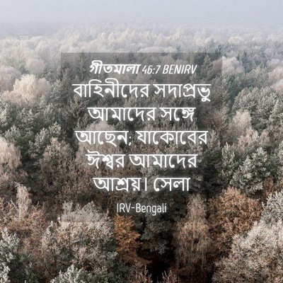 Picture 04 - গীতমালা 46:7 BENIRV - বাহিনীদের - Bible Verse Picture