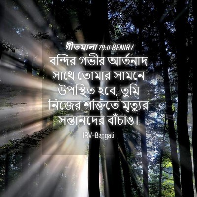 Picture 04 - গীতমালা 79:11 BENIRV - বন্দির গভীর - Bible Verse Picture