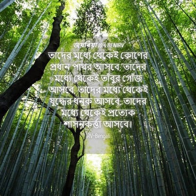 Picture 04 - জখৰিয়া 10:4 BENIRV - তাদের মধ্যে থেকেই - Bible Verse Picture