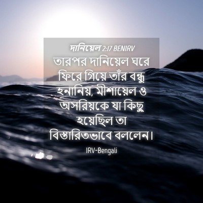 Picture 04 - দানিয়েল 2:17 BENIRV - তারপর দানিয়েল - Bible Verse Picture