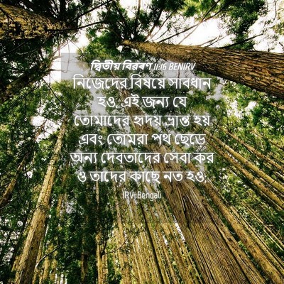 Picture 04 - দ্বিতীয় বিৱৰণ 11:16 BENIRV - নিজেদের বিষয়ে - Bible Verse Picture