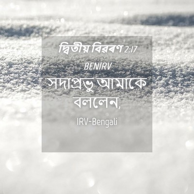 Picture 04 - দ্বিতীয় বিৱৰণ 2:17 BENIRV - সদাপ্রভু আমাকে - Bible Verse Picture