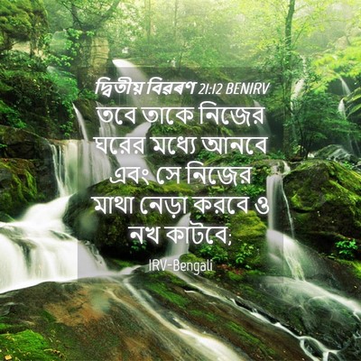 Picture 04 - দ্বিতীয় বিৱৰণ 21:12 BENIRV - তবে তাকে নিজের - Bible Verse Picture
