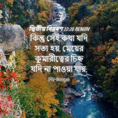 Picture 04 - দ্বিতীয় বিৱৰণ 22:20 BENIRV - কিন্তু সেই কথা যদি - Bible Verse Picture