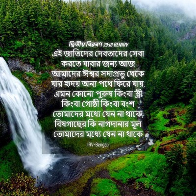Picture 04 - দ্বিতীয় বিৱৰণ 29:18 BENIRV - এই জাতিদের - Bible Verse Picture
