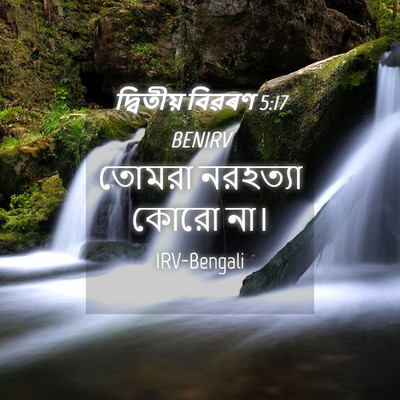 Picture 04 - দ্বিতীয় বিৱৰণ 5:17 BENIRV - তোমরা নরহত্যা - Bible Verse Picture
