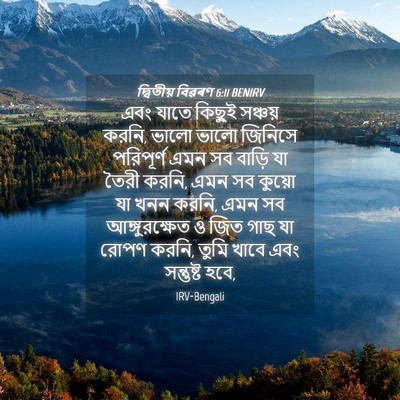 Picture 04 - দ্বিতীয় বিৱৰণ 6:11 BENIRV - এবং যাতে কিছুই - Bible Verse Picture