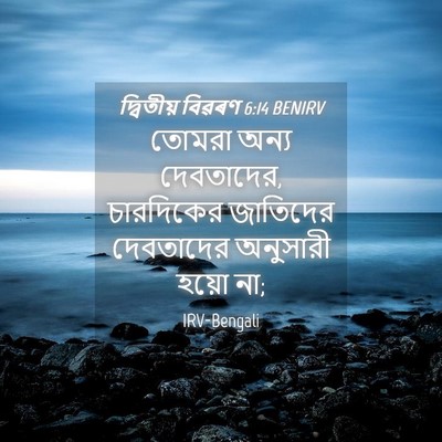 Picture 04 - দ্বিতীয় বিৱৰণ 6:14 BENIRV - তোমরা অন্য - Bible Verse Picture